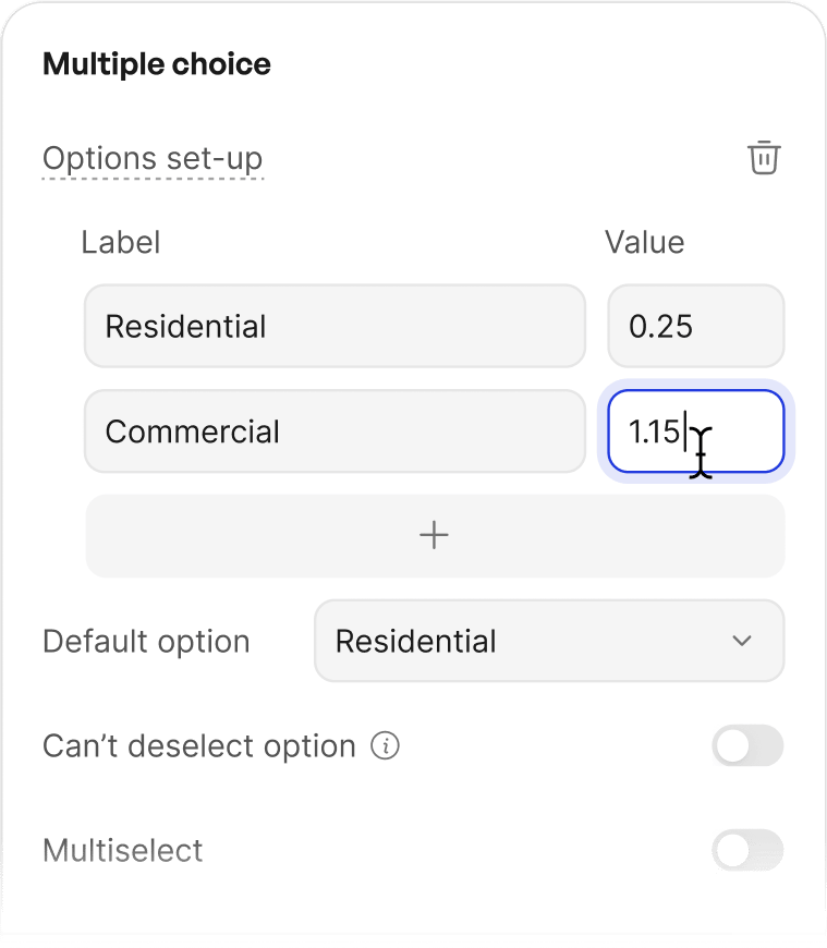 Manual edit example